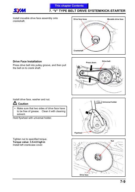 Sym Jet Euro X servicemanual - Scootergrisen