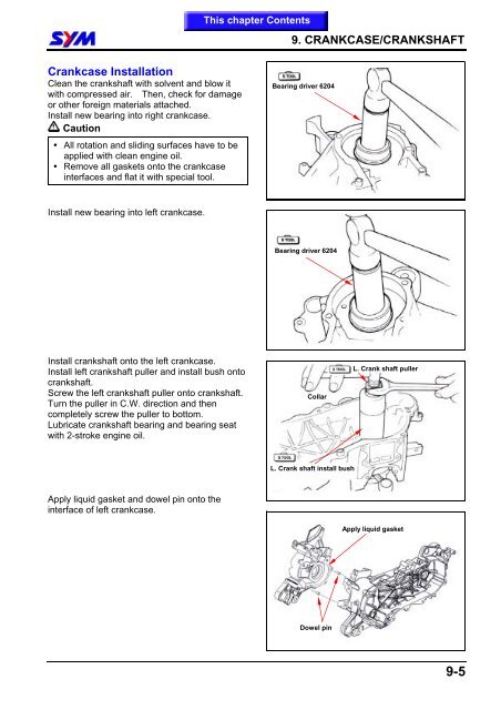 Sym Jet Euro X servicemanual - Scootergrisen