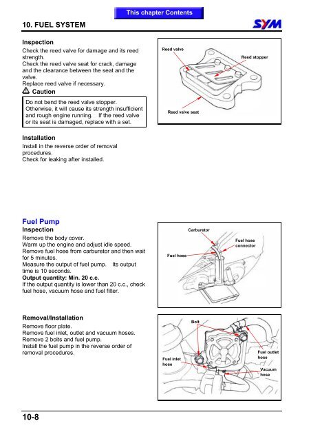 Sym Jet Euro X servicemanual - Scootergrisen