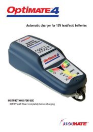 OptiMate 4 Instructions - pdf - AccuMate Smart Chargers