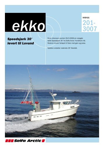 ekko Speedsjark 30' levert til Lovund - Selfa Arctic