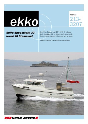 ekko Selfa Speedsjark 32' levert til Stamsund - Selfa Arctic