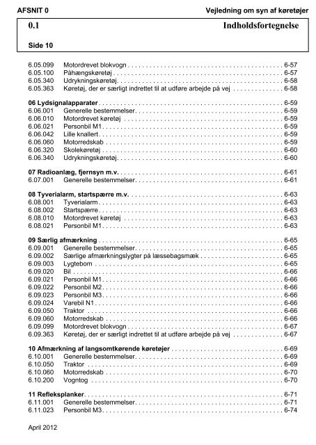 Vejledning om syn af køretøjer 5650 KB - Scootergrisen