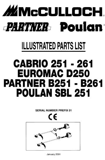 IPL, Partner, B251, B261, 2001-01, Trimmer