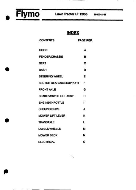 IPL, Flymo, LT1236, 964004141, 1992-01, Tractor