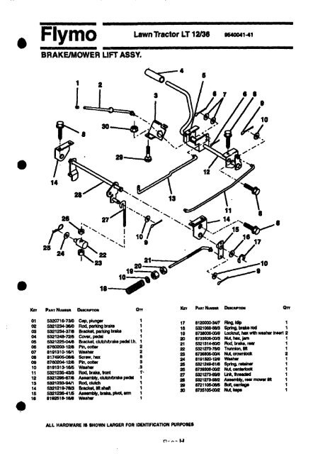 IPL, Flymo, LT1236, 964004141, 1992-01, Tractor