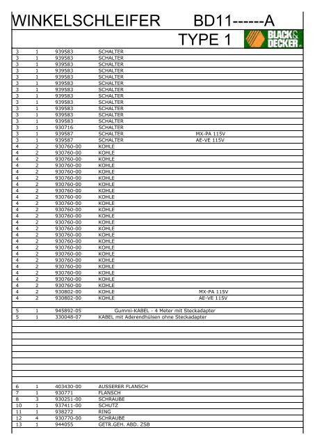 WINKELSCHLEIFER BD11------A A1