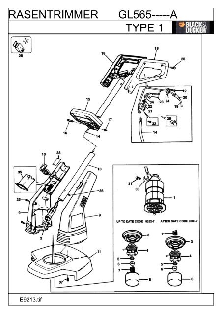 RASENTRIMMER GL565-----A TYPE 1