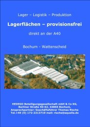 Lagerflächen – provisionsfrei