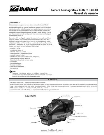 Cámara termográfica Bullard T4MAX Manual de usuario www ...