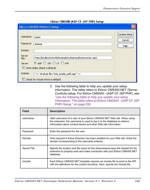 Ektron CMS400.NET Developer Reference Manual