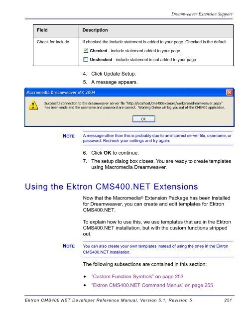 Ektron CMS400.NET Developer Reference Manual