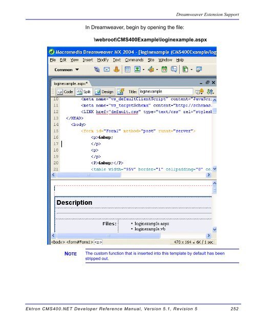 Ektron CMS400.NET Developer Reference Manual