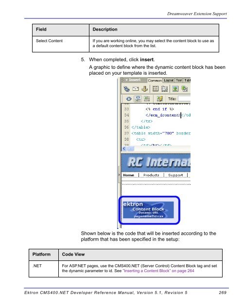 Ektron CMS400.NET Developer Reference Manual