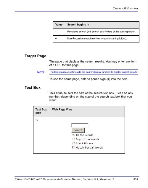 Ektron CMS400.NET Developer Reference Manual