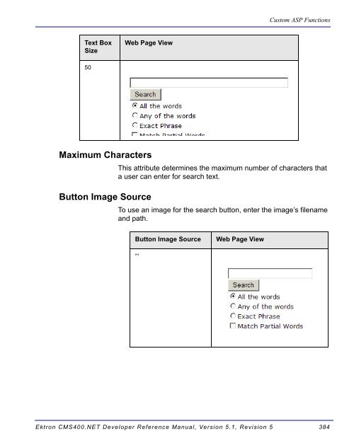 Ektron CMS400.NET Developer Reference Manual