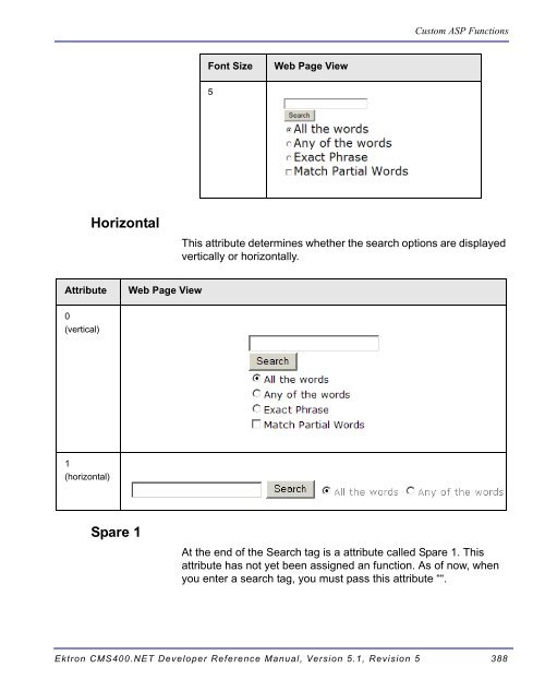 Ektron CMS400.NET Developer Reference Manual