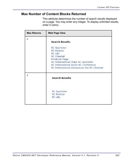 Ektron CMS400.NET Developer Reference Manual