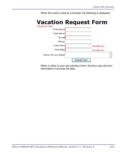 Ektron CMS400.NET Developer Reference Manual