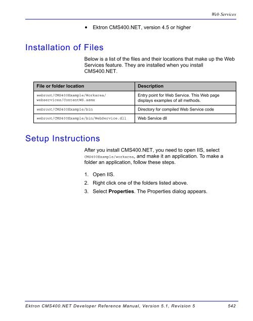 Ektron CMS400.NET Developer Reference Manual