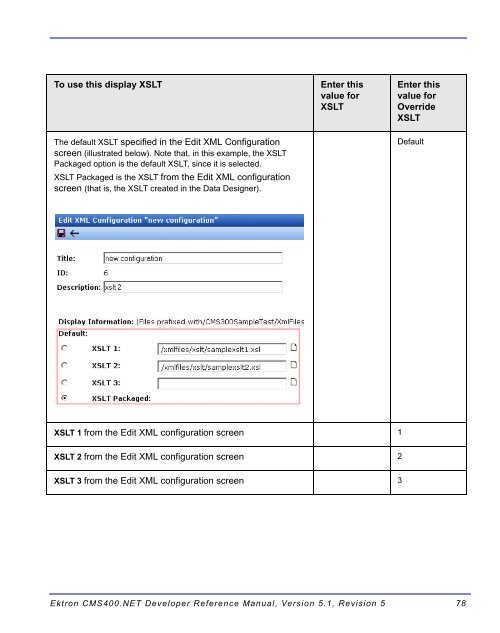 Ektron CMS400.NET Developer Reference Manual