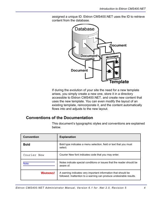 Ektron CMS400.NET Administrator Manual