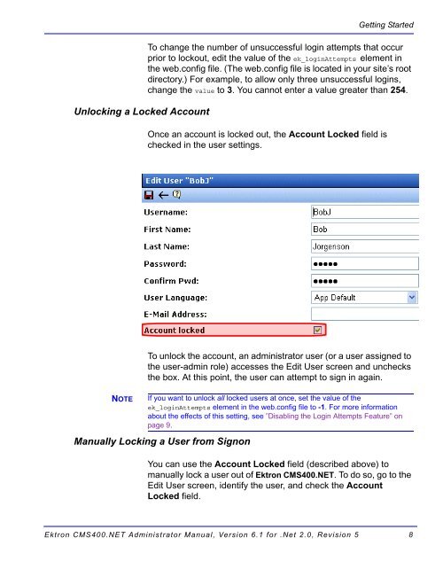 Ektron CMS400.NET Administrator Manual