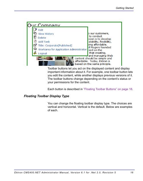 Ektron CMS400.NET Administrator Manual