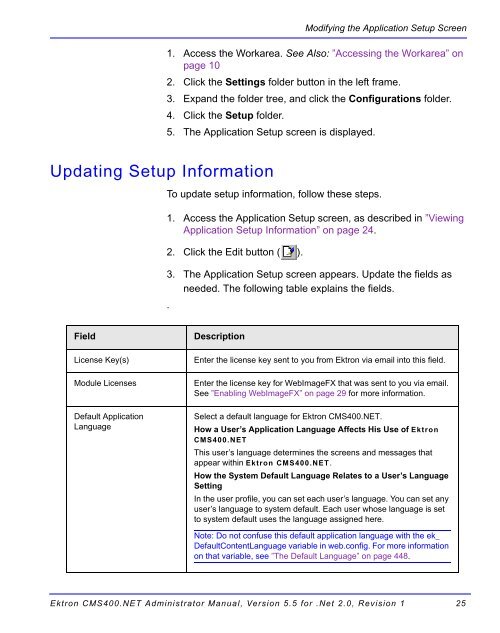 Ektron CMS400.NET Administrator Manual