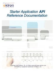 Ektron Starter Applications API Documentation