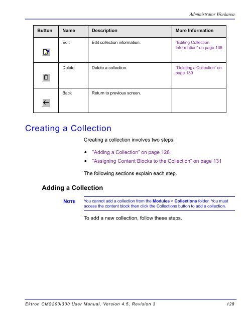 Ektron CMS200/300 User Manual