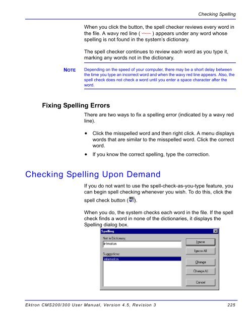 Ektron CMS200/300 User Manual