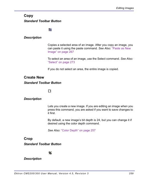 Ektron CMS200/300 User Manual