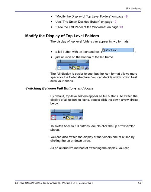 Ektron CMS200/300 User Manual