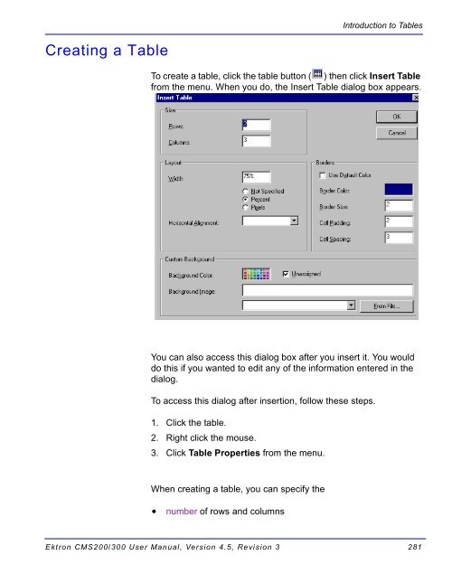 Ektron CMS200/300 User Manual