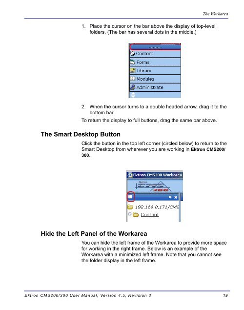 Ektron CMS200/300 User Manual