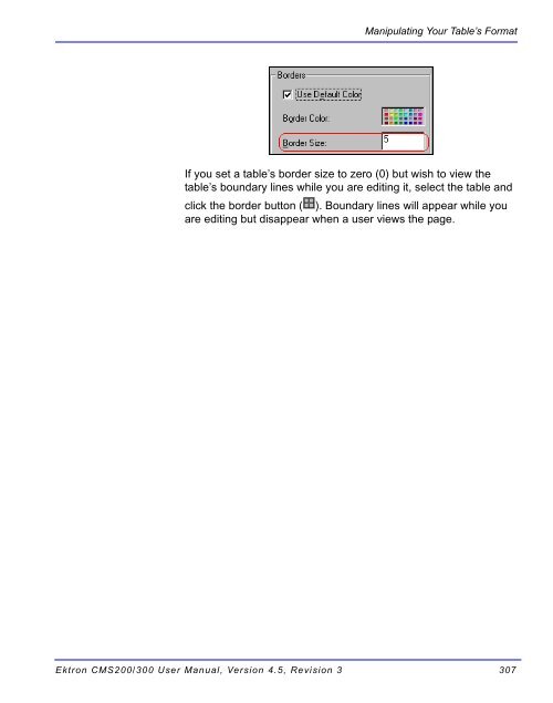 Ektron CMS200/300 User Manual