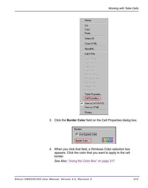 Ektron CMS200/300 User Manual