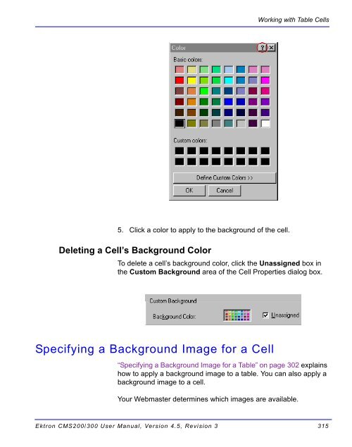 Ektron CMS200/300 User Manual