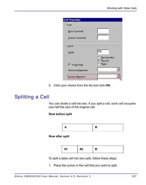 Ektron CMS200/300 User Manual