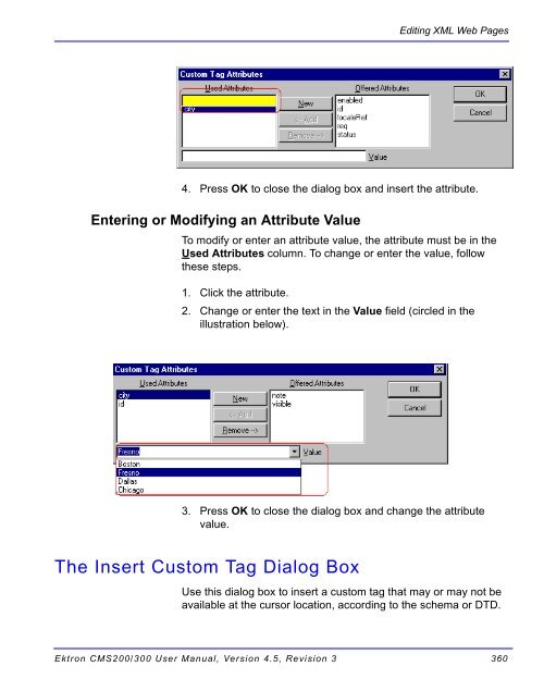 Ektron CMS200/300 User Manual