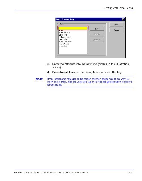 Ektron CMS200/300 User Manual