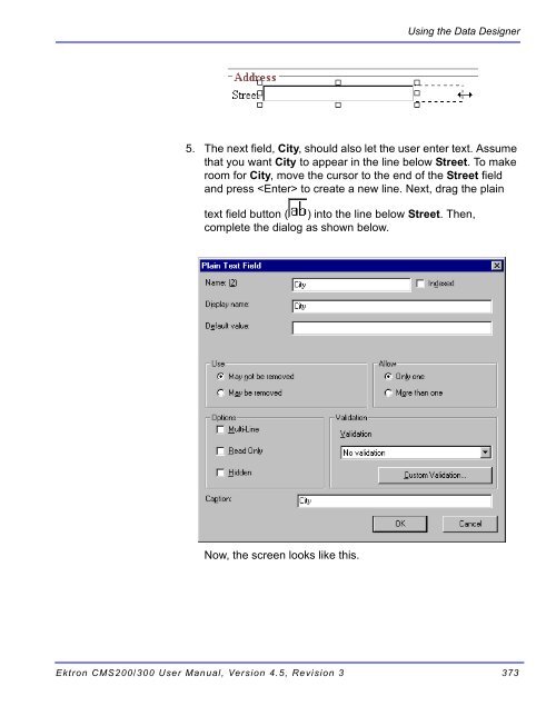 Ektron CMS200/300 User Manual