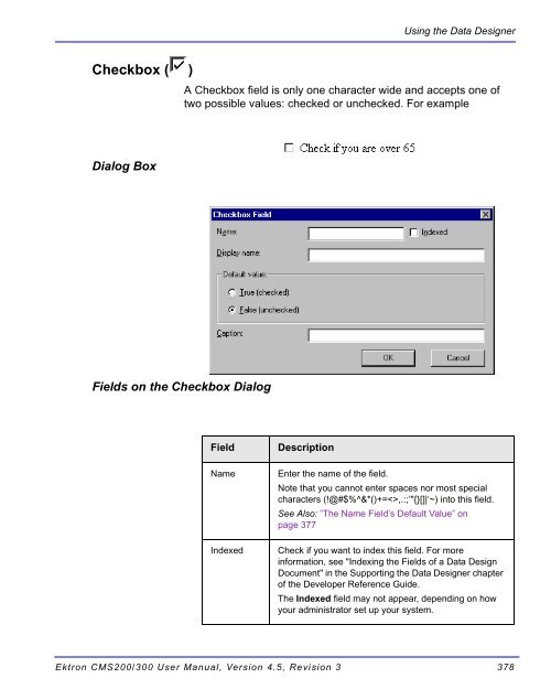 Ektron CMS200/300 User Manual