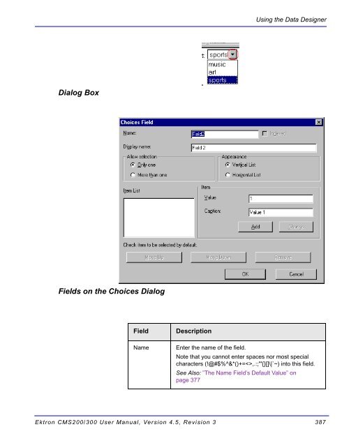 Ektron CMS200/300 User Manual