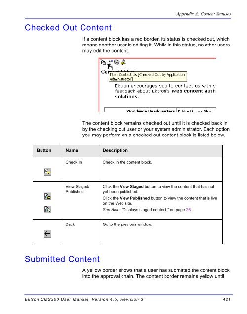 Ektron CMS200/300 User Manual