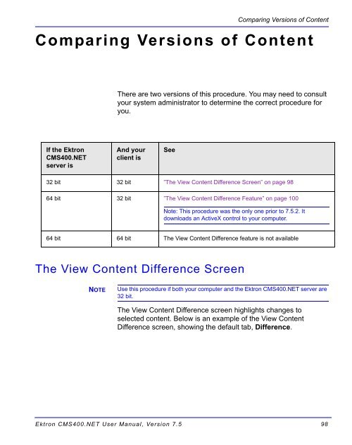 Ektron CMS400.NET User Manual