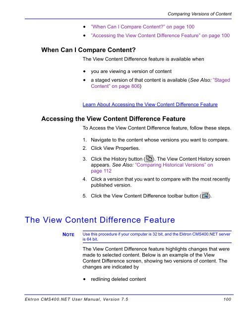 Ektron CMS400.NET User Manual