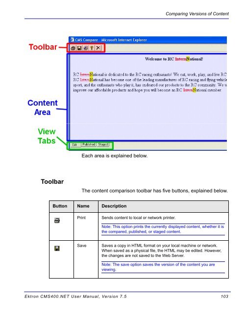 Ektron CMS400.NET User Manual