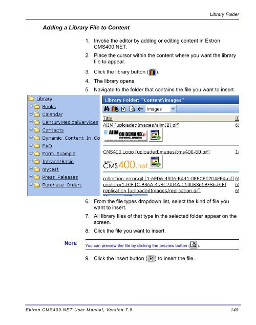 Ektron CMS400.NET User Manual